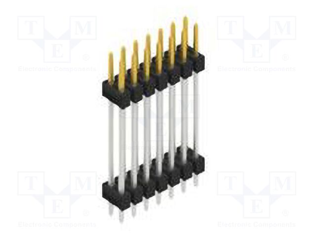 Connector: pin strips; pin header; male; PIN: 14; 2.54mm; THT; 2x7