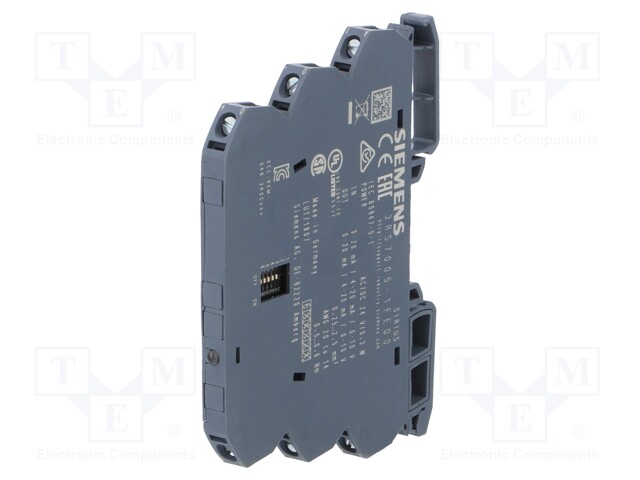 Converter: analog signals; DIN; 0÷10V,0÷20mA,4÷20mA; 24VDC; 24VAC