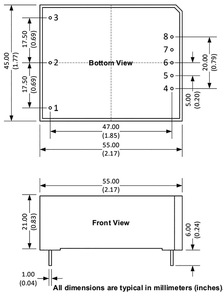 Converter: AC/DC; 10W; 85÷305VAC; Usup: 100÷430VDC; Uout: 24VDC