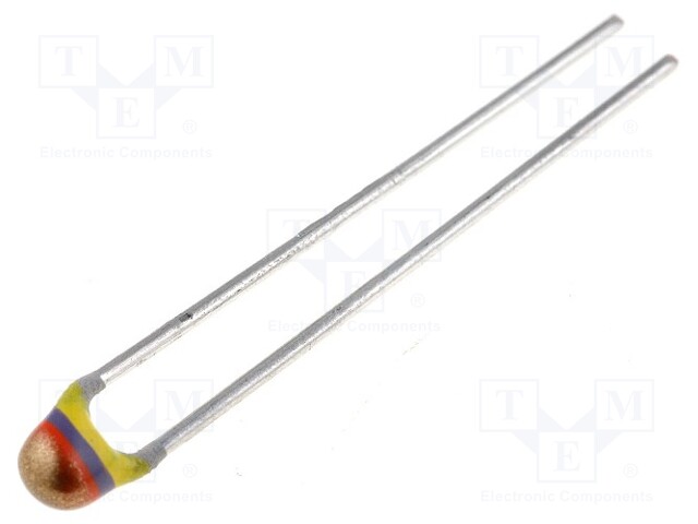 NTC thermistor; 47kΩ; THT; 4090K; -40÷125°C; 500mW