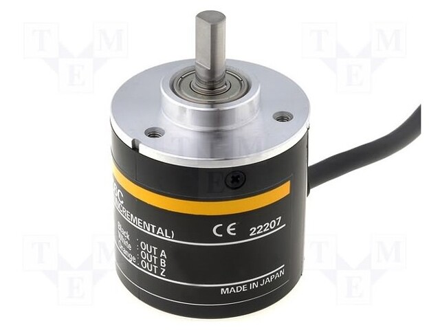 Encoder: incremental; Usup: 5÷24VDC; 1000imp/revol; shaft 6mm