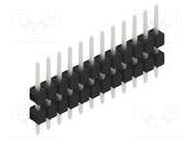 Connector: pin strips; pin header; male; PIN: 12; 2.54mm; THT; 1x12