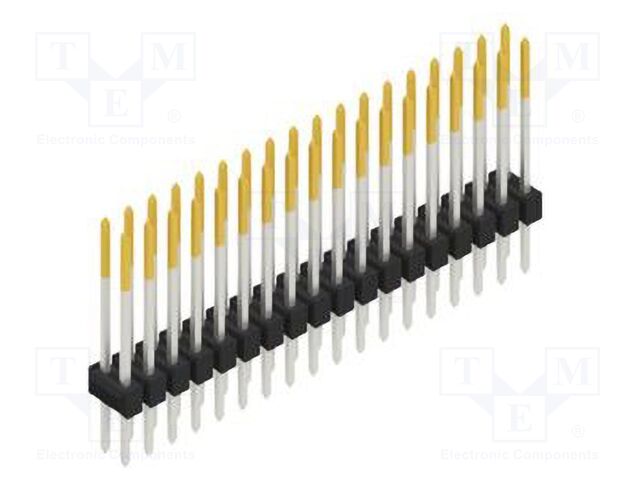 Connector: pin strips; pin header; male; PIN: 36; 2.54mm; THT; 2x18