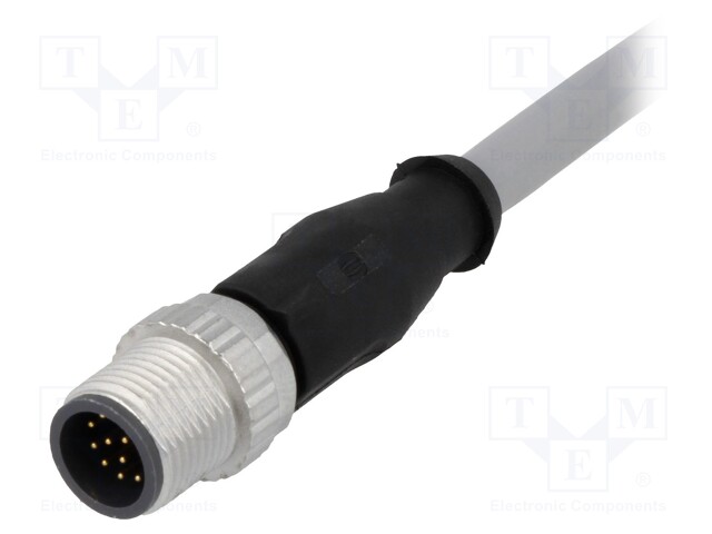 Plug; M12; PIN: 12; male; A code-DeviceNet / CANopen; 10m; straight