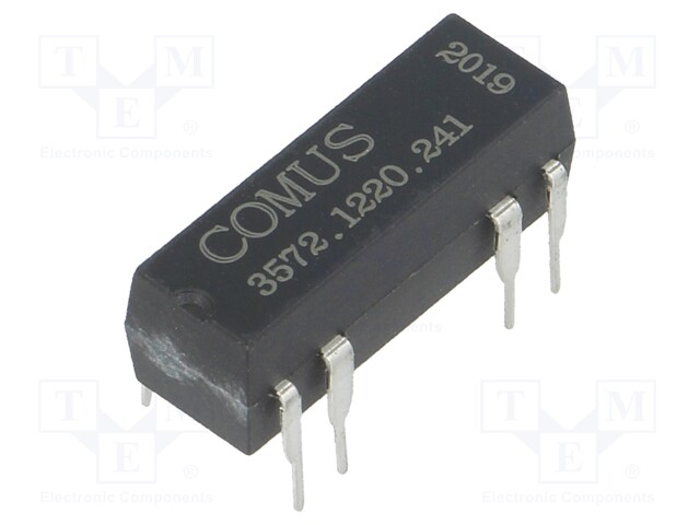 Relay: reed; DPST-NO; Ucoil: 24VDC; 500mA; max.150VDC; 10W; THT