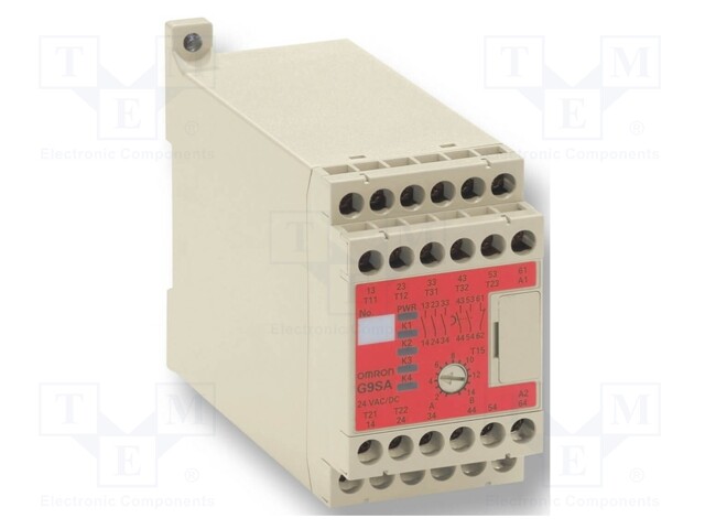 Module: extension; Series: G9SA; Mounting: DIN; -25÷55°C; 1÷15s