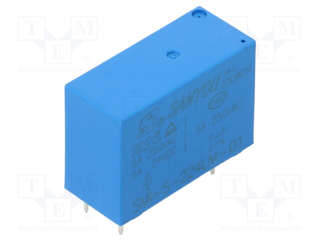 Relay: electromagnetic; Ucoil: 24VDC