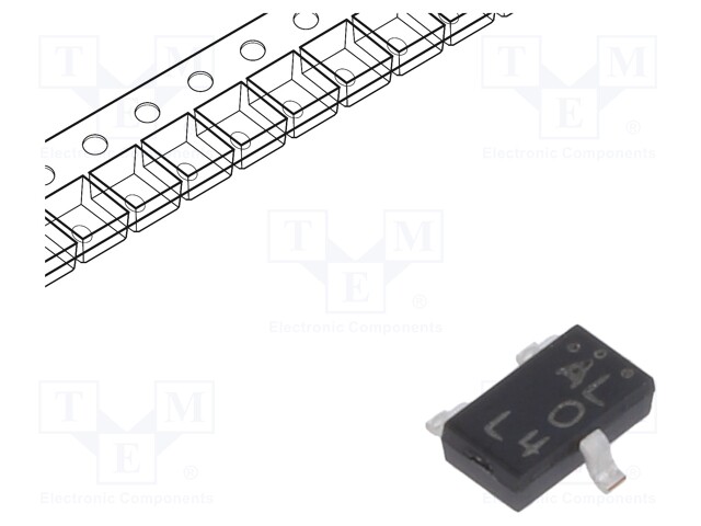 Transistor: PNP; bipolar; 30V; 700mA; 700mW; SOT23