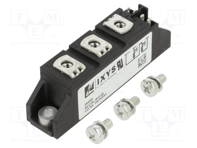 Module: thyristor; double series; 1.6kV; 27A; TO240AA; Ufmax: 1.27V