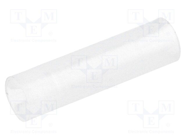 Spacer sleeve; LED; Øout: 4mm; ØLED: 3mm; L: 15mm; natural; UL94V-2