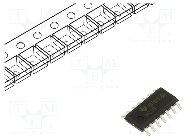 IC: digital; NAND; Ch: 3; IN: 3; SMD; SO14; 2÷6VDC; -40÷85°C; HC