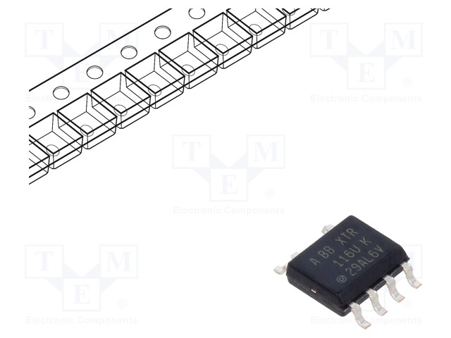 IC: U/I, I/U converter; current-loop transmitter; 7.5÷36VDC; SO8