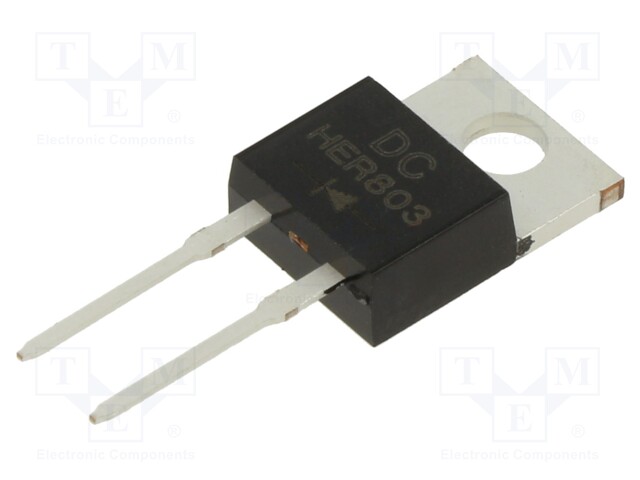 Diode: rectifying; THT; 200V; 8A; tube; Ifsm: 150A; TO220A; Ufmax: 1V