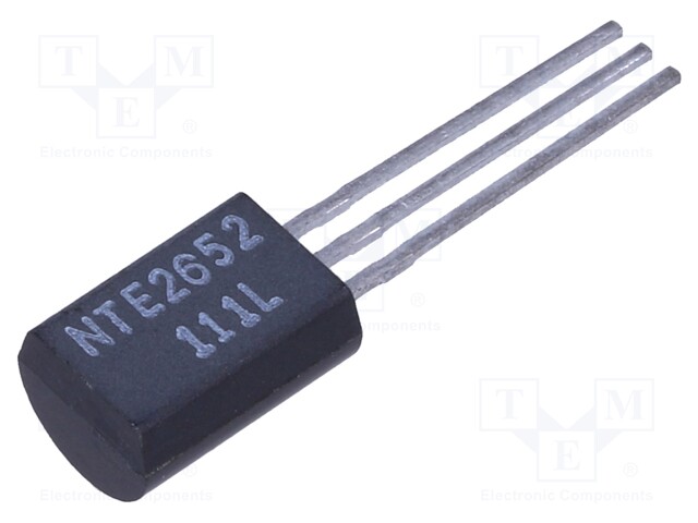 Transistor: PNP; bipolar; 50V; 3A; 1W; TO92