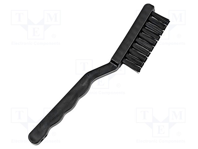 Brush; ESD; L: 175mm; W: 58mm; Bristle len: 16mm