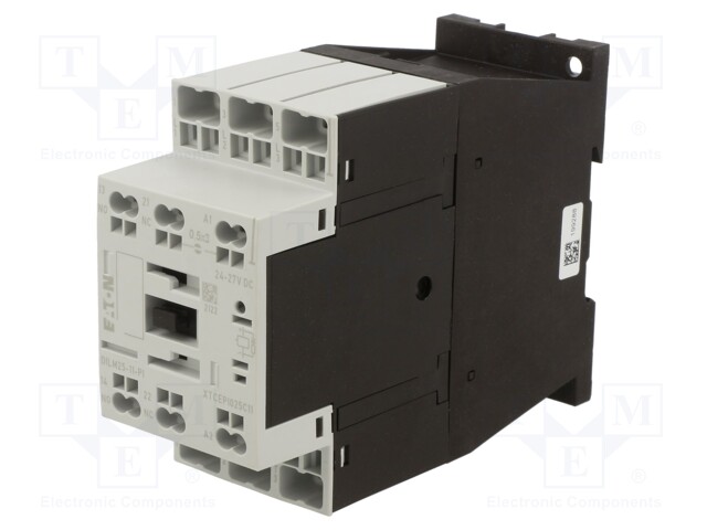 Contactor: 3-pole; NO x3; Auxiliary contacts: NC + NO; 24VDC; 25A