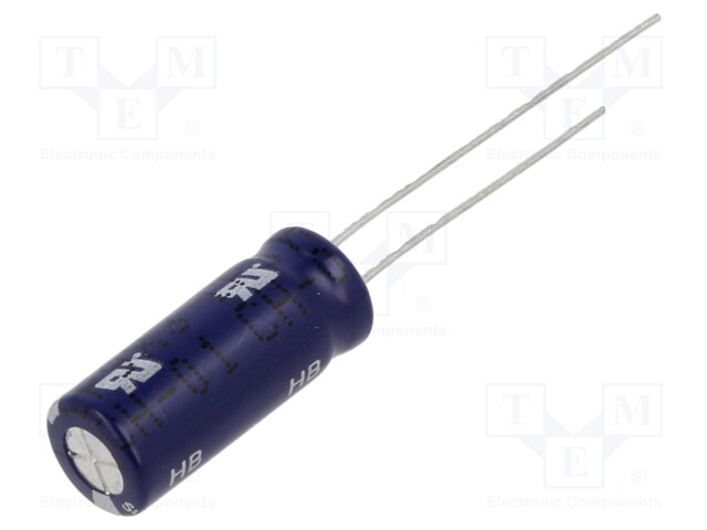 Supercapacitor; THT; 3F; 2.5VDC; -10÷30%; Body dim: Ø8.5x21mm