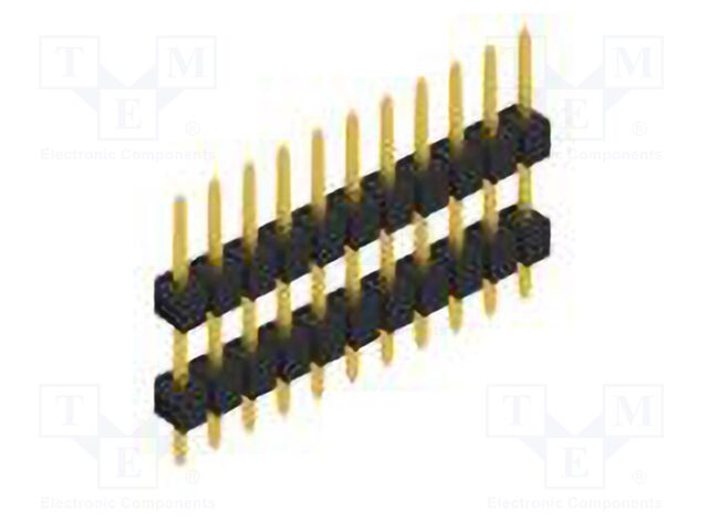 Connector: pin strips; pin header; male; PIN: 11; 2.54mm; THT; 1x11
