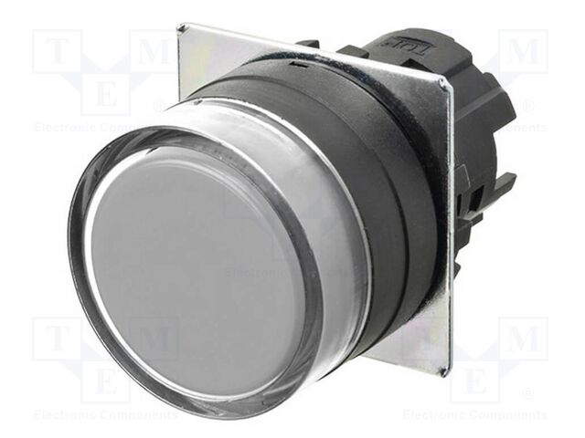 Switch: push-button; 22mm; Stabl.pos: 2; flat; Pos: 2