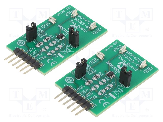 Dev.kit: Microchip; Comp: MCP4725; D/A converter