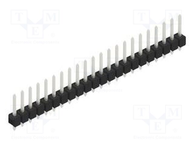 Connector: pin strips; pin header; male; PIN: 22; 2.54mm; THT; 1x22