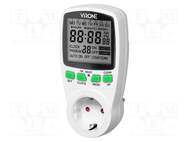 Programmable time switch; Number of operation modes: 16; IP20