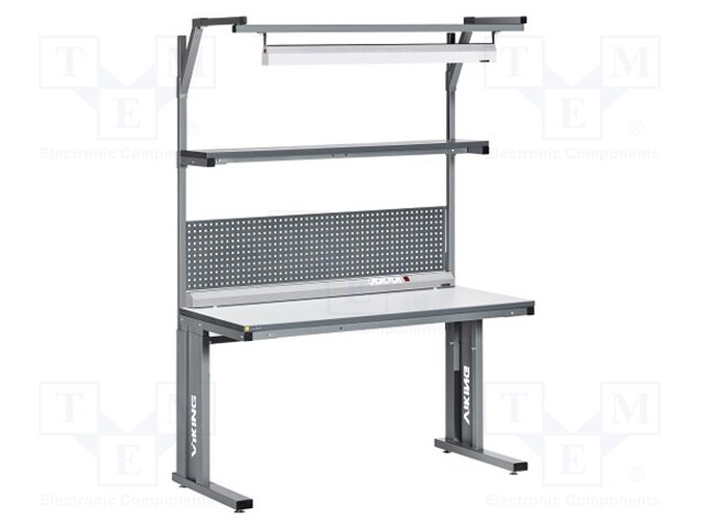 Workbench; ESD; Work table area: 1.5x0.7m; IEC 61340-5-1; 10A