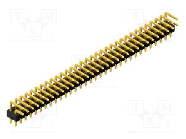 Connector: pin strips; pin header; male; PIN: 64; 2.54mm; THT; 2x32