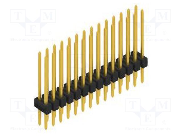 Connector: pin strips; pin header; male; PIN: 28; 2.54mm; THT; 2x14