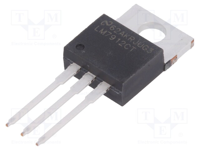 IC: voltage regulator; fixed; -12V; 1.5A; TO220; THT; Channels: 1