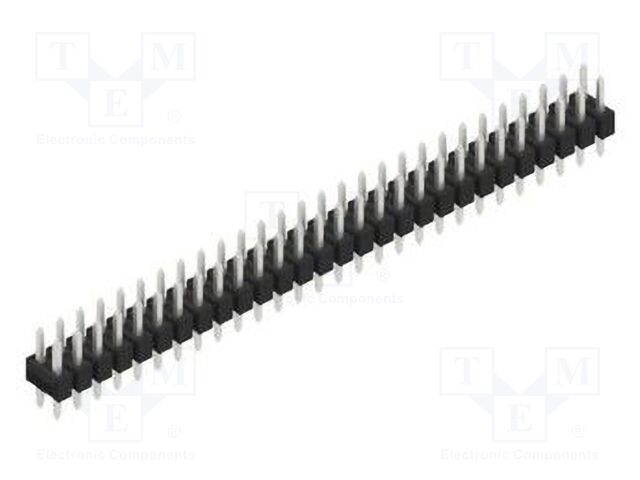 Connector: pin strips; pin header; male; PIN: 56; 2.54mm; THT; 2x28