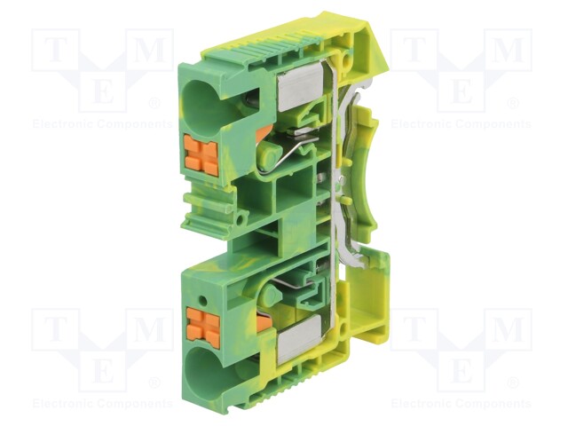 Splice terminal: rail; 0.5÷16mm2; ways: 1; terminals: 2; TS35; 1kV