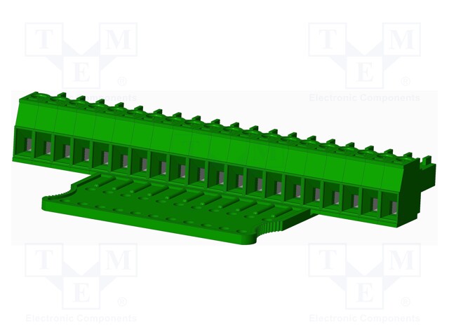 Connector: pluggable terminal block; plug; female; straight; 300V
