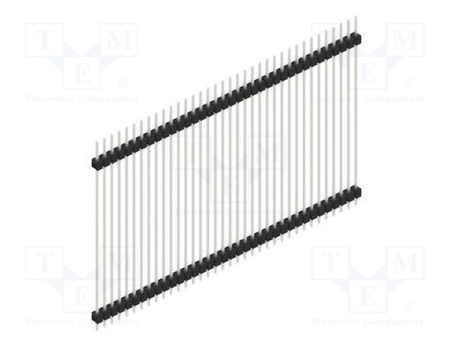 Connector: pin strips; pin header; male; PIN: 36; 2.54mm; THT; 1x36
