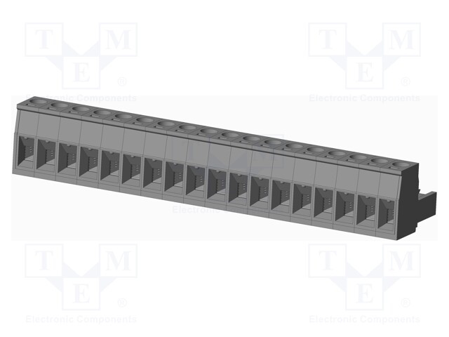Connector: pluggable terminal block; plug; female; straight; grey
