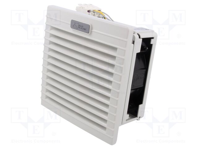 Fan: AC; axial; 230VAC; 64m3/h; 49dBA; ball bearing; IP54; RAL 7035