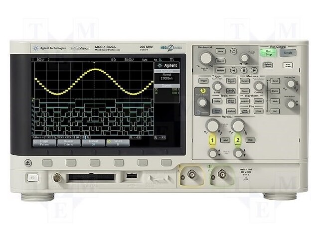 Oscilloscope: digital; Band: ≤70MHz; Channels: 2; 100kpts/ch; 2Gsps