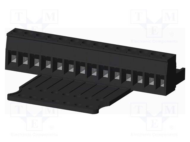 Connector: pluggable terminal block; plug; female; straight; 300V
