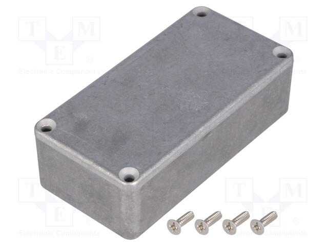 Enclosure: multipurpose; X: 50mm; Y: 100mm; Z: 31mm; 1590; aluminium
