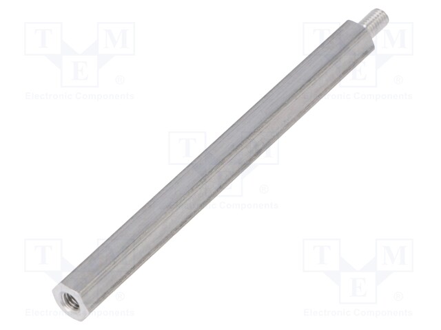 Screwed spacer sleeve; Int.thread: M3; 60mm; Ext.thread: M3