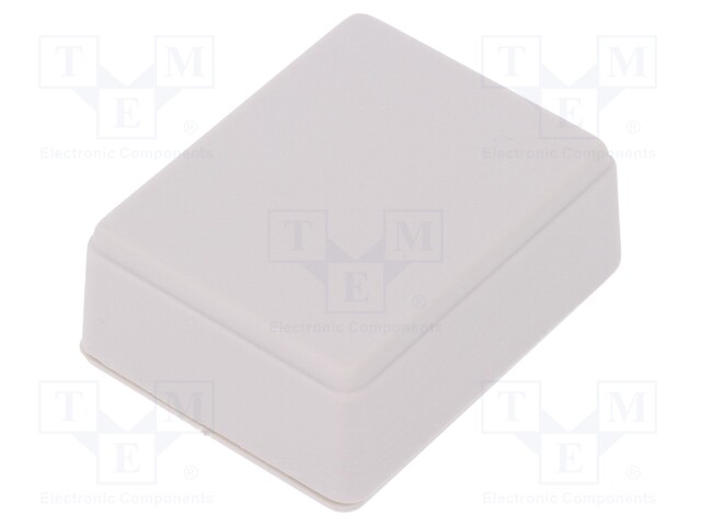 Enclosure: multipurpose; X: 40mm; Y: 50mm; Z: 20mm; polystyrene; grey