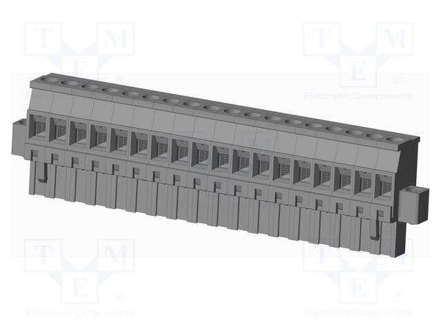 Connector: pluggable terminal block; plug; female; angled 90°