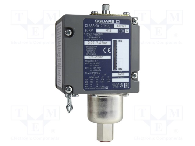 Operating temp: -56÷85°C; IP rating: IP65; Connection: G 1/4"