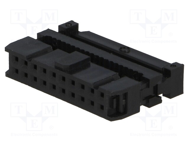 Plug; IDC; female; PIN: 20; IDC; for ribbon cable; 1.27mm