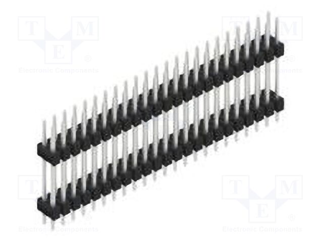 Connector: pin strips; pin header; male; PIN: 46; 2.54mm; THT; 2x23