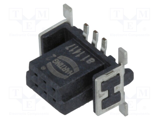 Connector: PCB to PCB; female; PIN: 6; 1.27mm; Series: har-flex