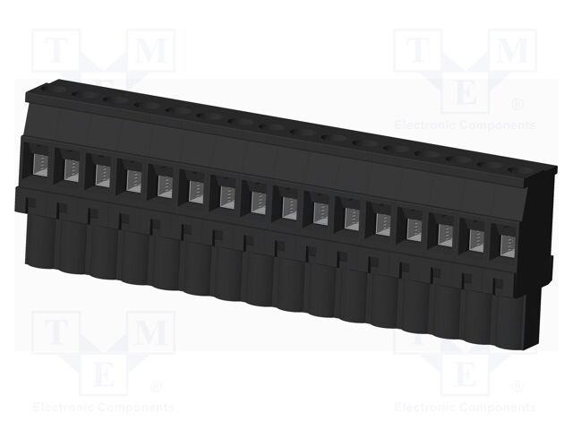 Connector: pluggable terminal block; plug; female; angled 90°