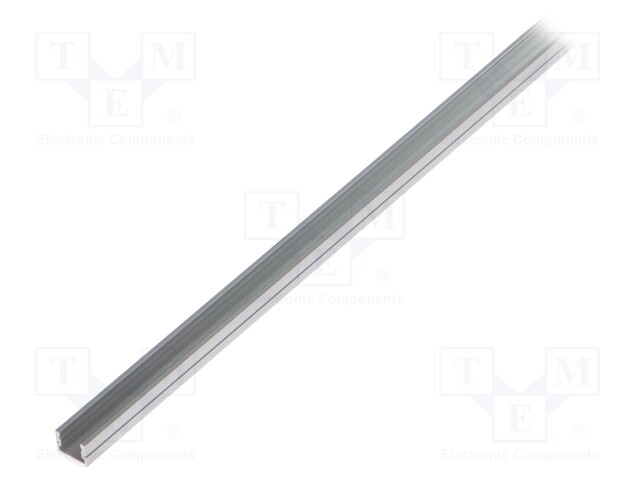 Profiles for LED modules; natural; L: 1m; PDS4-PLUS; aluminium