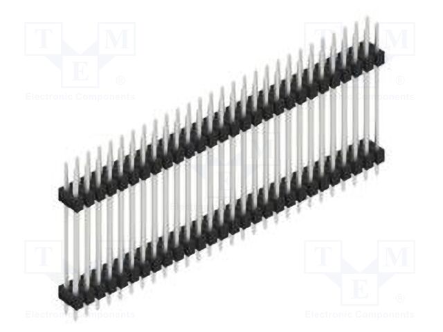 Connector: pin strips; pin header; male; PIN: 56; 2.54mm; THT; 2x28