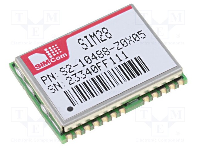 Module: GPS; ±2.5m; GPS; -165dBm; 2.8÷4.3VDC; 9600bps; ±0,1m/s; SMD